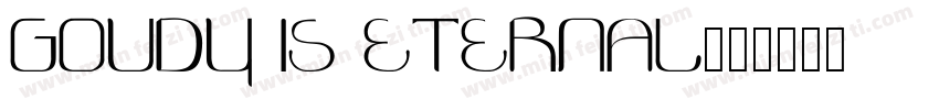 goudy is eternal字体转换